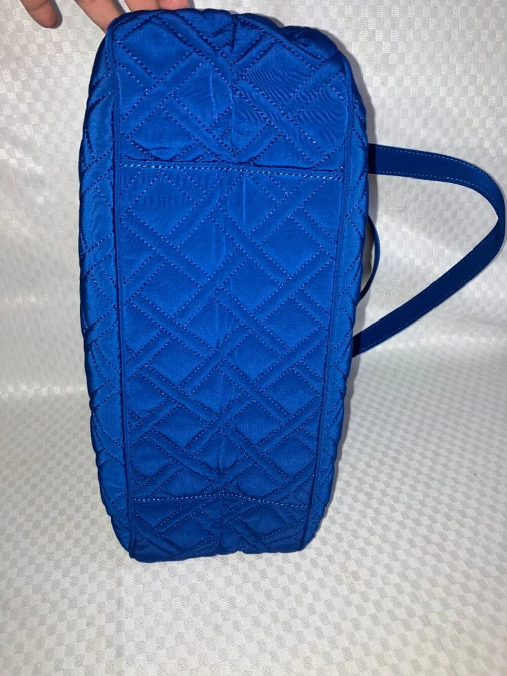 Vera Bradley Shoulder Bag Women Blue Emily Satchel Cobalt Purse Travel Handbag